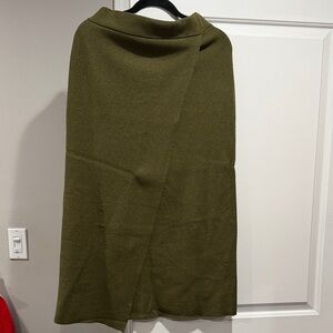 A New Day Forest Green Knit Skirt